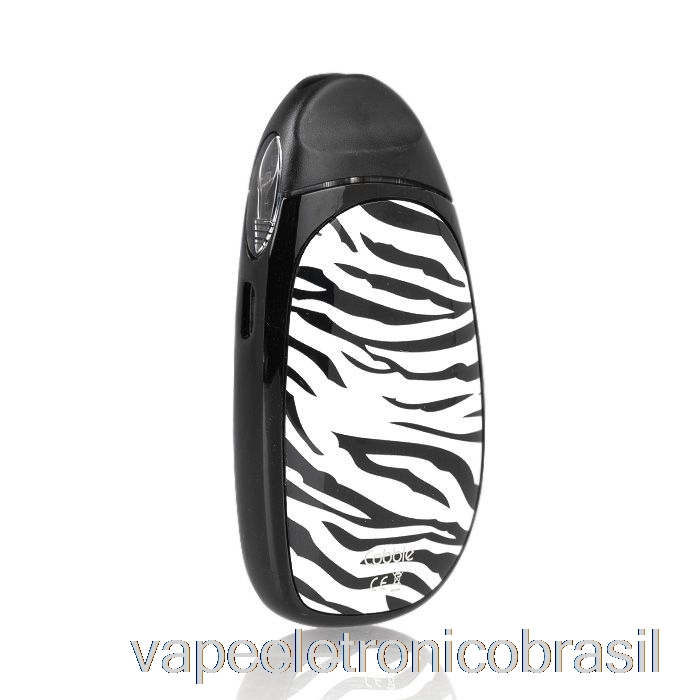 Vape Recarregável Aspire Cobble Aio Pod Kit Zebra Stripe